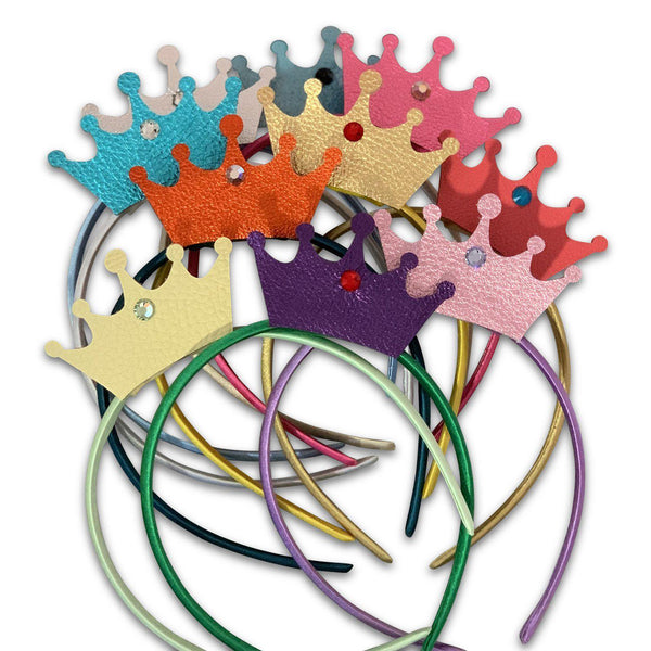 Special Edition Princess Inspired Leather Crown Hair Clips & Bands-Clearance no slip hair clips-Flower No slip hair clips-Animal no slip hair clips-Star no slip hair clip-heart no slip hair clips-butterfly no slip hair clips-Moo G Clips