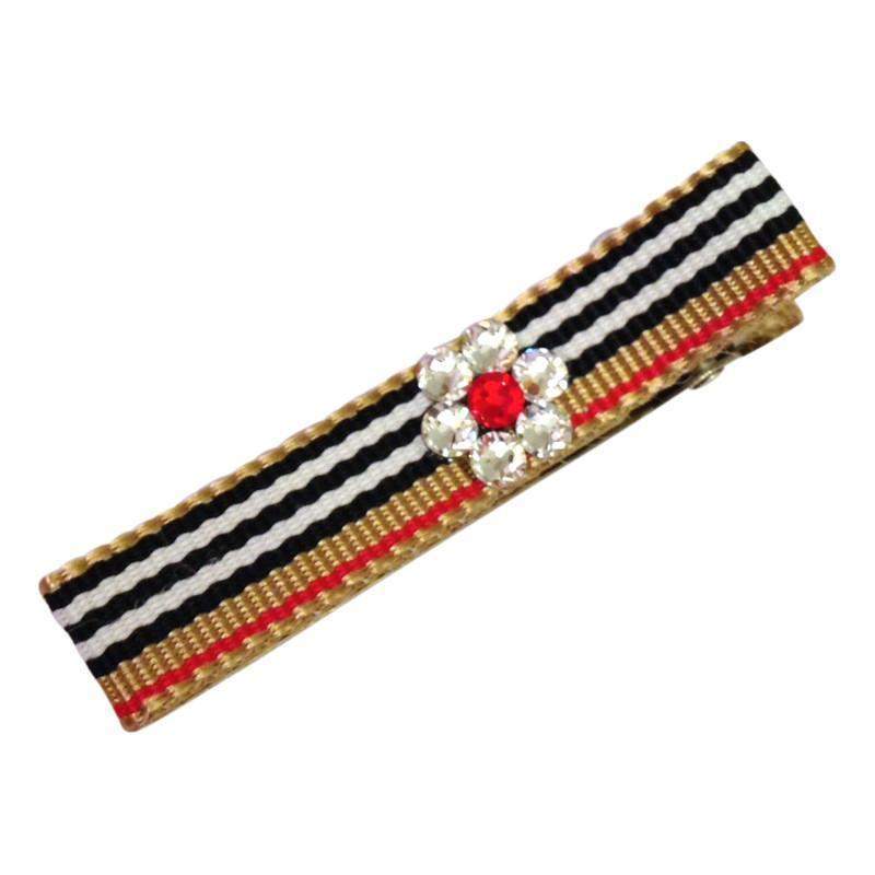 Specialty Crystal Hair Clippies-no slip crystal hair clips - no slip crystal snap clips - no slip crystal hair bows-Moo G Clips