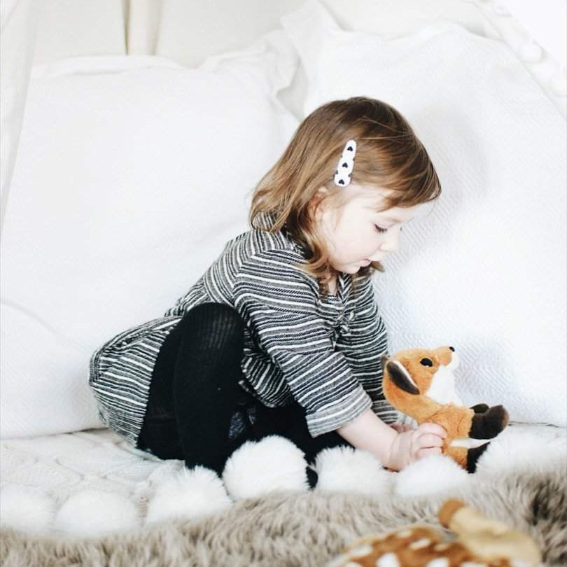 Square Larger Simple Snap Clip Sets-snap clip hair clip - no slip hair accessories - party favor- baby-Moo G Clips