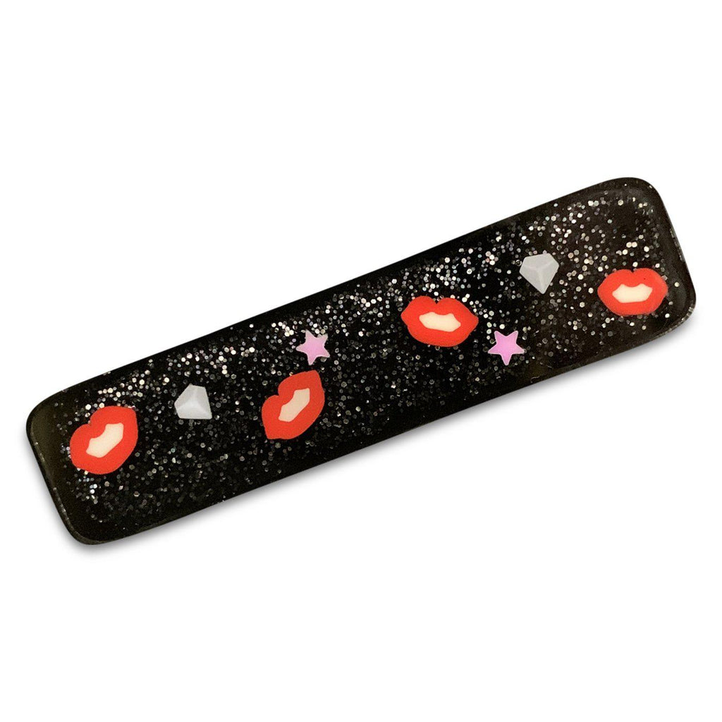 Valentine’s Resin Confetti Bar Hair Clips-Clearance no slip hair clips-Flower No slip hair clips-Animal no slip hair clips-Star no slip hair clip-heart no slip hair clips-butterfly no slip hair clips-Moo G Clips