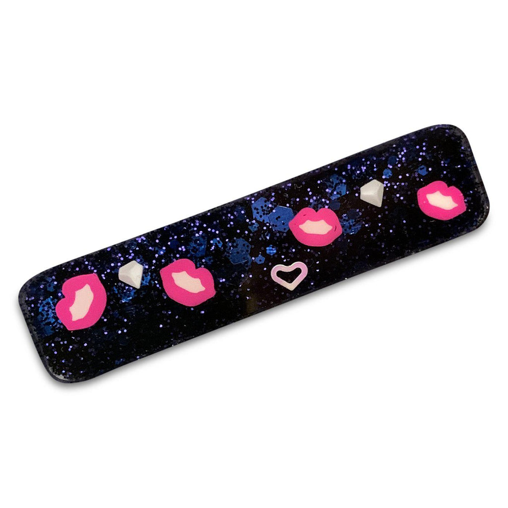 Valentine’s Resin Confetti Bar Hair Clips-Clearance no slip hair clips-Flower No slip hair clips-Animal no slip hair clips-Star no slip hair clip-heart no slip hair clips-butterfly no slip hair clips-Moo G Clips