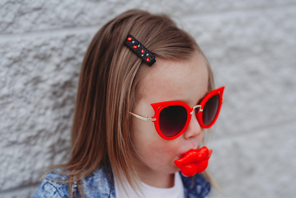 Valentine’s Resin Confetti Bar Hair Clips-Clearance no slip hair clips-Flower No slip hair clips-Animal no slip hair clips-Star no slip hair clip-heart no slip hair clips-butterfly no slip hair clips-Moo G Clips